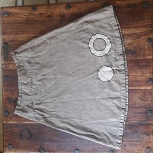 Texture brand embroidered skirt